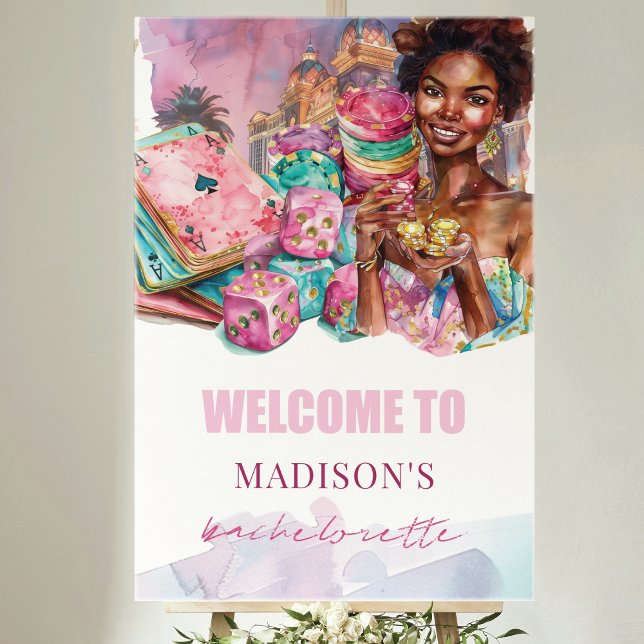 Anpassningsbar Las Vegas Bachelorette Välkommen Af Poster (Skapare uppladdad)