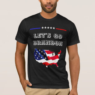 Anpassningsbar LÅT OSS GO BRANDON Funny Trump USA  T Shirt