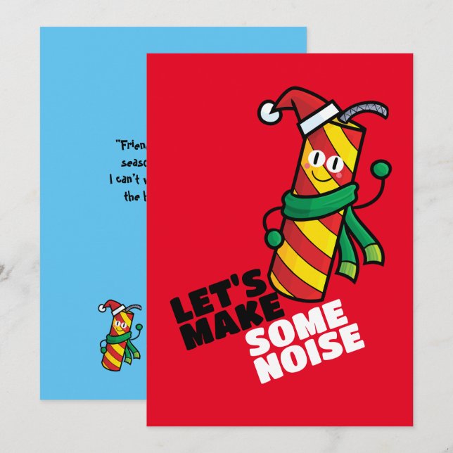 Anpassningsbar Låt oss göra lite ljud Inbjudningar (Fram/baksida)