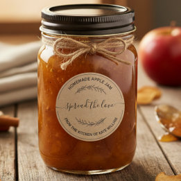 Anpassningsbar Laurel Spread kärlek Runt Klistermärke