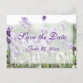 Anpassningsbar Lavender Bohemian Spara postkort fö Meddelande Vykort