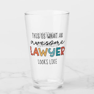 Anpassningsbar Lawyer Advokat Fantastisk Lawye Glaskopp
