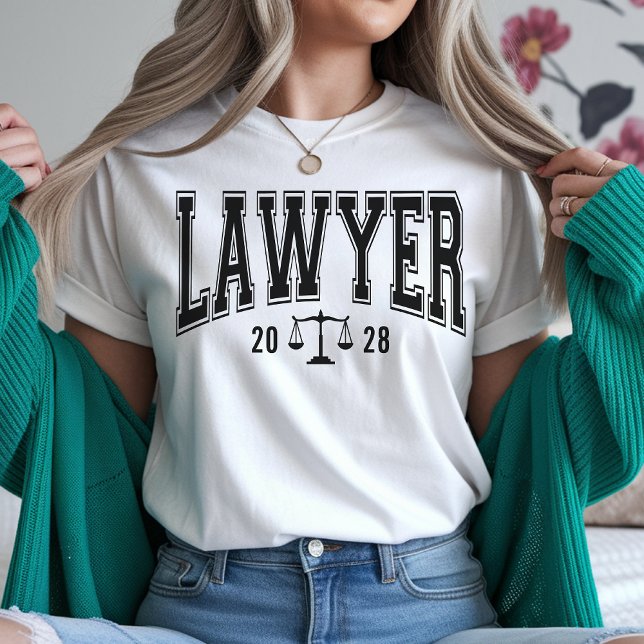 Anpassningsbar Lawyer Shirt, Law School Studenten  T Shirt (lawyer shirt, lawyer appreciation gift, custom lawyer shirt, attorney shirt, legal profession shirt,)