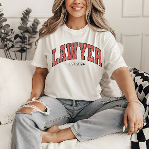 Anpassningsbar Lawyer Shirt, Lawyer Gift, Law Stud T Shirt
