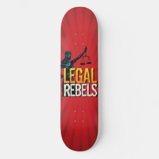 Anpassningsbar Legal Rebels Starburst Skateboard Bräda 21,5 Cm