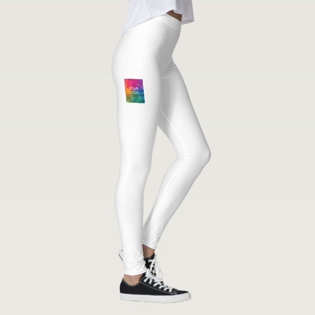 Anpassningsbar Leggings Add Your Company Logotyp h (Höger)