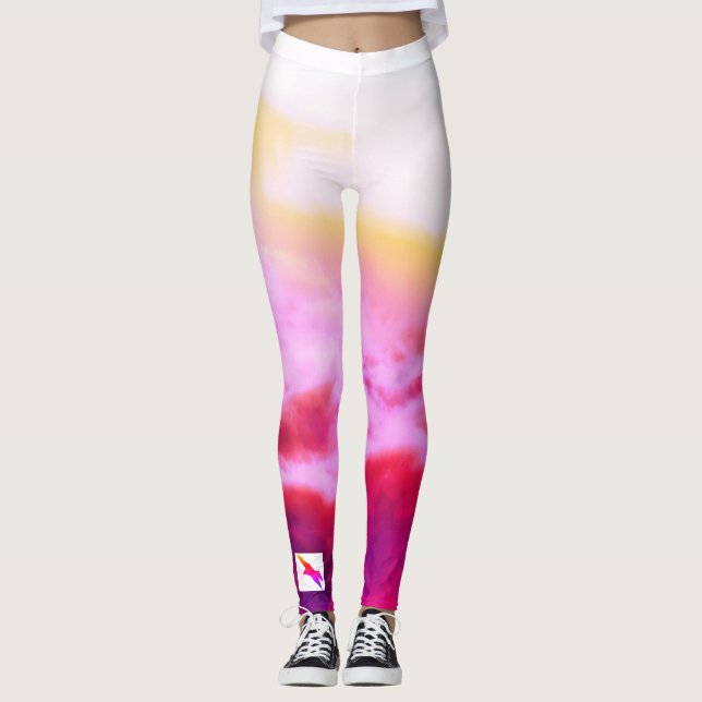 Anpassningsbar Leggings BIRDS (Framsida)