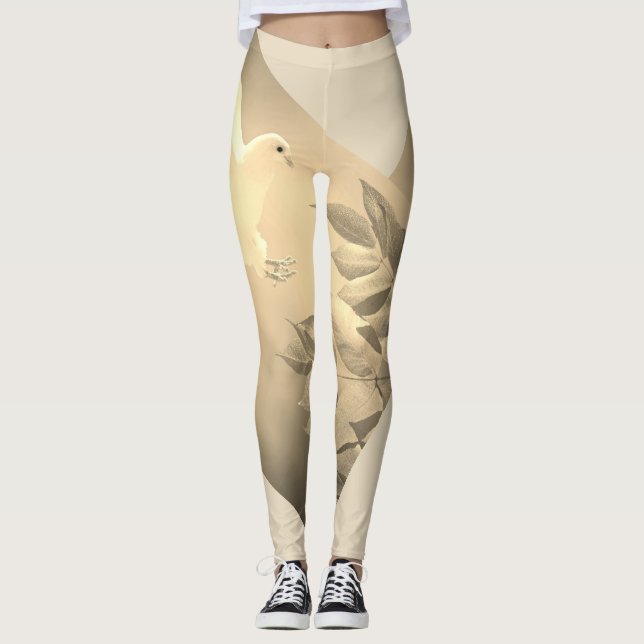 Anpassningsbar Leggings DOVE (Framsida)