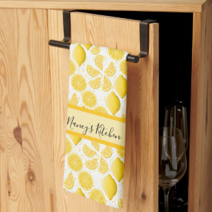 Anpassningsbar Lemon Citrus Kökshandduk