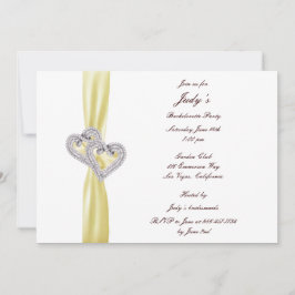 Anpassningsbar Lemon Hearts Bachelorette-partiets Inbjudningar