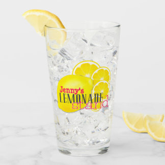 Anpassningsbar Lemonade Tumbler Drinking Glass Glaskopp