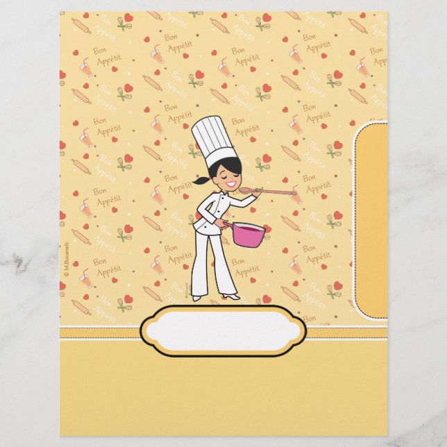 Anpassningsbar Letterhead Divider Page for Binders (Framsida)