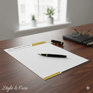 Anpassningsbar Letterhead for Business & Personal  Brevhuvud