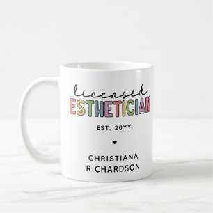 Anpassningsbar Licensed Esthetician Cosmetolog Kaffemugg