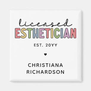 Anpassningsbar Licensed Esthetician Cosmetolog Magnet