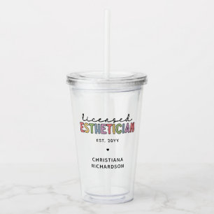Anpassningsbar Licensed Esthetician Cosmetolog Take Away Mugg