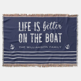 Anpassningsbar Life är bättre på båten Filt
