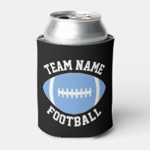 Anpassningsbar Light Blue Football Team Namn Perso