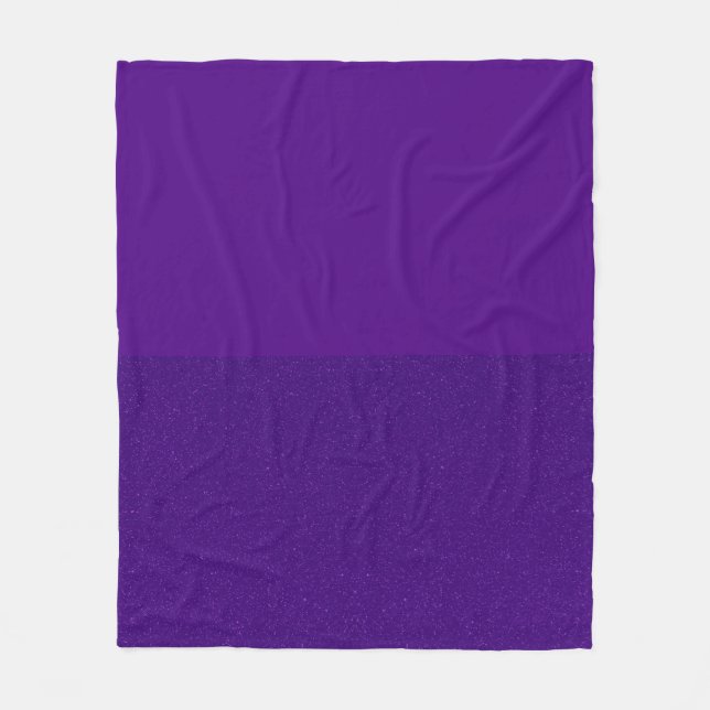 Anpassningsbar Lila Fleece Blanket (Framsidan)