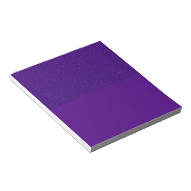Anpassningsbar Lila Glitter Top-Anteckningsblocket Anteckningsblock (Vinklad)