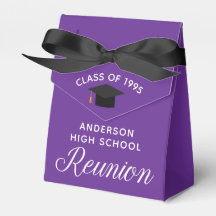 Anpassningsbar Lila High School Reunion Party