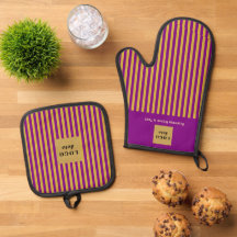 Anpassningsbar Lila och Guld Rand