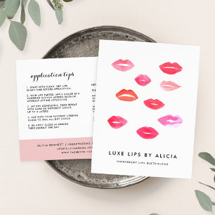 Anpassningsbar Lip Product Distributor Tips & Tric Vykort