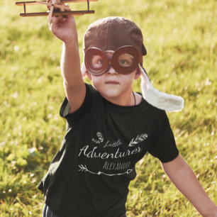 Anpassningsbar liten äventyrare t shirt
