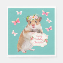 Anpassningsbar Little Mouse/Hamster Birthday