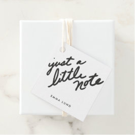 Anpassningsbar Little Note Stationery Gåvor Etiketter