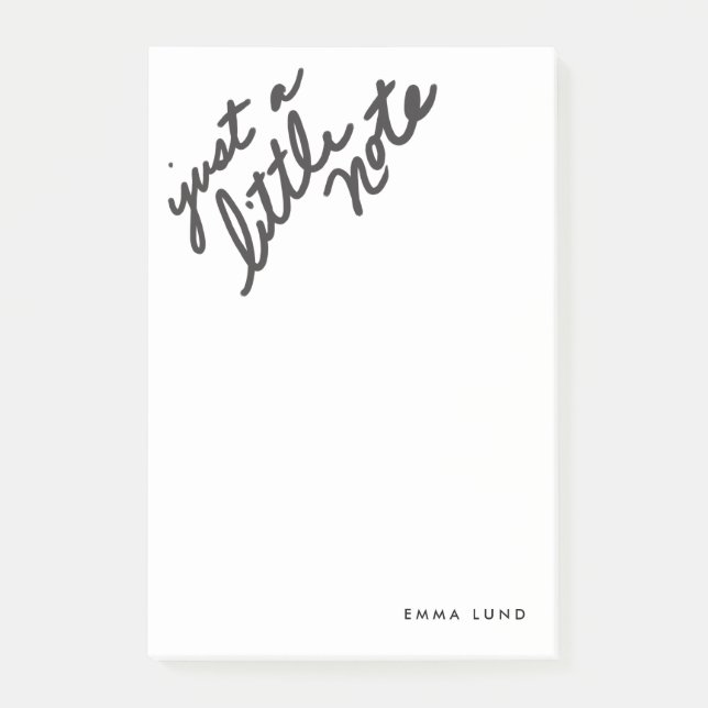 Anpassningsbar Little Note Stationery Post-it Block (Framsida)