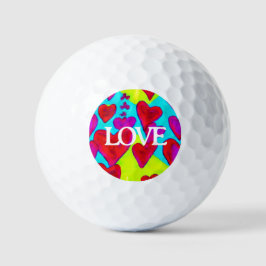Anpassningsbar Living Hearts Golf Boll