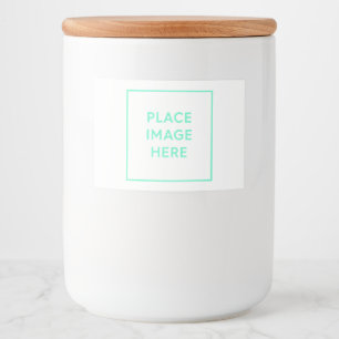 Anpassningsbar Livsmedelsbehållaretikett (3 x 2 tu Mat Etiketter