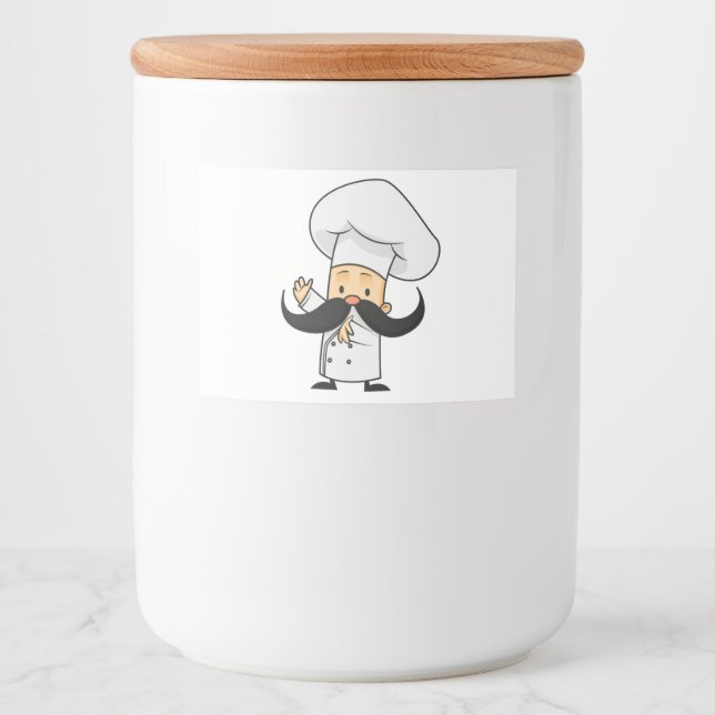 Anpassningsbar Livsmedelsbehållaretikett (3 x 2 tu Mat Etiketter (Framsida)