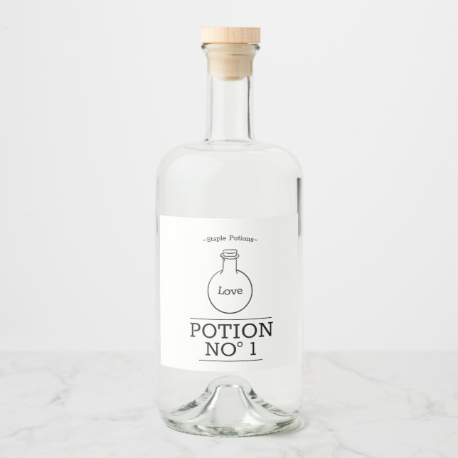 Anpassningsbar Livsmedelsbehållaretikett (3 x 2 tu Spritflaskor Etikett (Framsida)