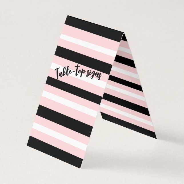 Anpassningsbar Lodrät Tält Fold Foldad Affärskort Visitkort (Framsida)