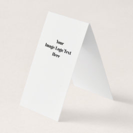 Anpassningsbar Lodrät Tält Fold Foldad Affärskort Visitkort