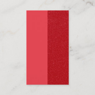 Anpassningsbar Lodrät Tomato Red Glitter Flat Plac Placeringskort