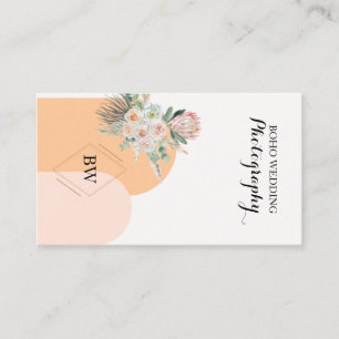 Anpassningsbar Logotyp Abstrakt Minimal Boho-Affä Visitkort
