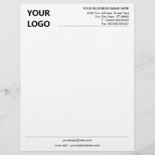 Anpassningsbar Logotyp Adress Namn Ingo Business L Brevhuvud