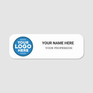 Anpassningsbar Logotyp Anställda magneter eller sä Namnbricka
