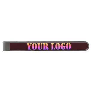 Anpassningsbar Logotyp - Befordra din affärssida P Slipsnål Med Metallgråfinish