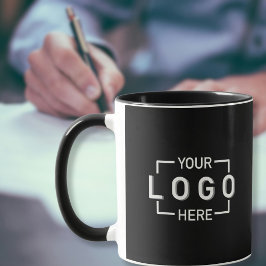 Anpassningsbar Logotyp Black Mugg