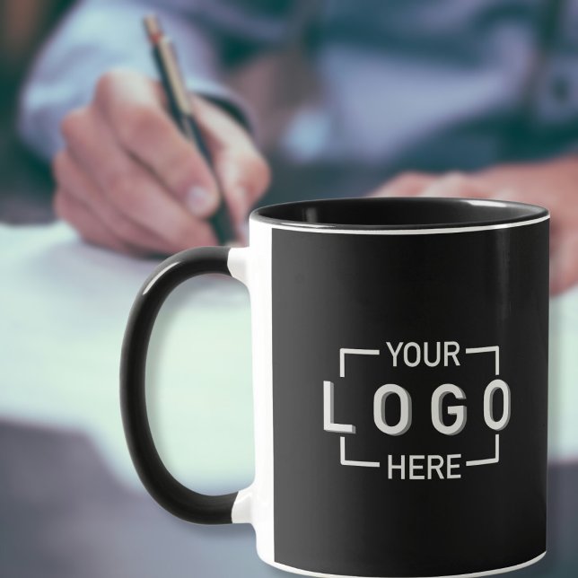 Anpassningsbar Logotyp Black Mugg (Skapare uppladdad)
