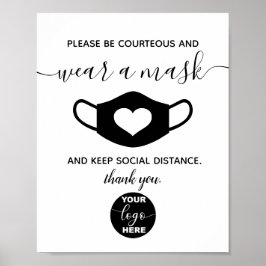 Anpassningsbar Logotyp Brand Business Safety Bära  Poster