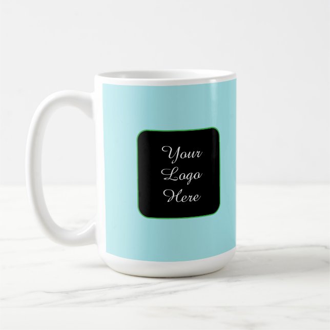 Anpassningsbar Logotyp Branded Coffee Mugg (Vänster)