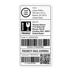 Anpassningsbar Logotyp Branded Easy Tracking Barco Fraktsedel