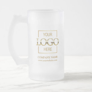 Anpassningsbar Logotyp Business Branding Corporate Frostat Ölglas