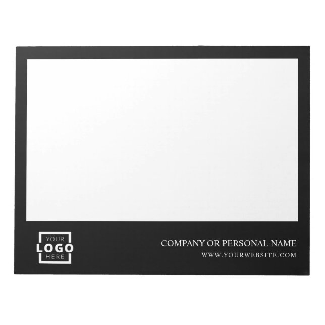 Anpassningsbar Logotyp Business Company Branded Gi Anteckningsblock (Framsida)