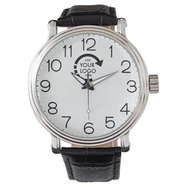 Anpassningsbar Logotyp Business Company Personal Armbandsur (Framsida)